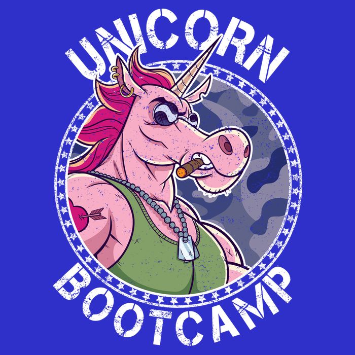 Unicorn Boot Camp Tall Hoodie