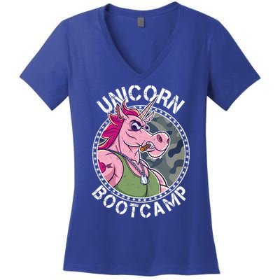 Unicorn Boot Camp Women's V-Neck T-Shirt