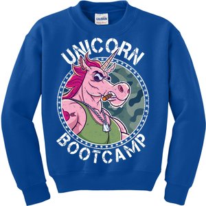 Unicorn Boot Camp Kids Sweatshirt