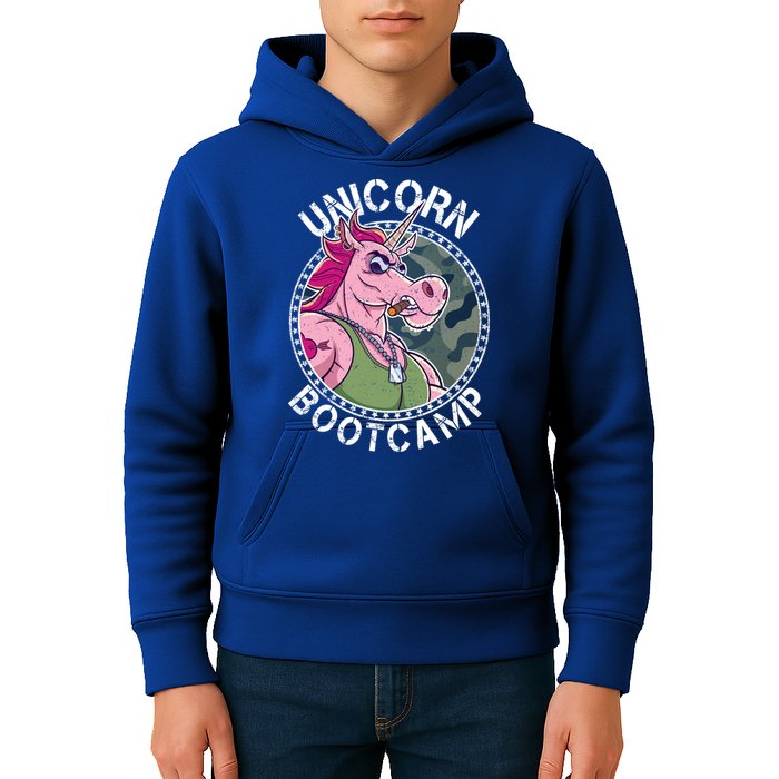 Unicorn Boot Camp Kids Hoodie