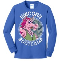 Unicorn Boot Camp Kids Long Sleeve Shirt