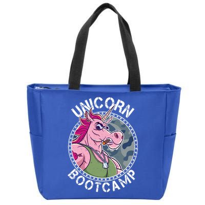 Unicorn Boot Camp Zip Tote Bag