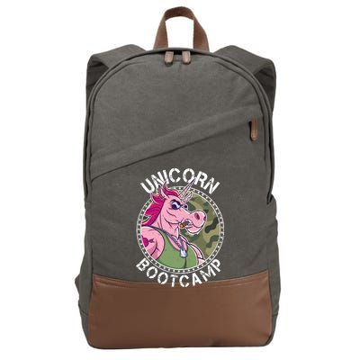 Unicorn Boot Camp Cotton Canvas Backpack