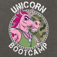 Unicorn Boot Camp Cotton Canvas Backpack