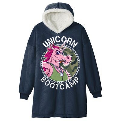 Unicorn Boot Camp Hooded Wearable Blanket