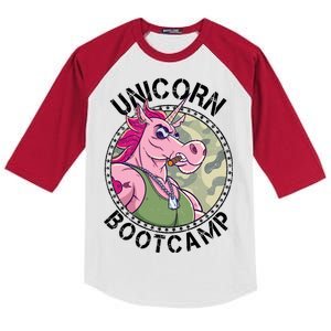 Unicorn Boot Camp Kids Colorblock Raglan Jersey