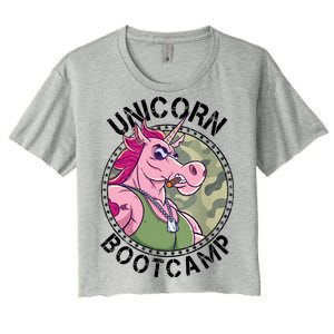 Unicorn Boot Camp Women's Crop Top Tee