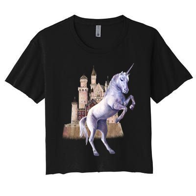 Unicorn Castle Crop Top