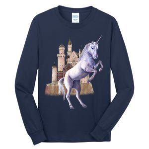 Unicorn Castle Tall Long Sleeve T-Shirt