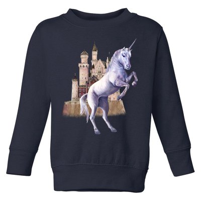 Unicorn Castle Toddler Sweatshirt