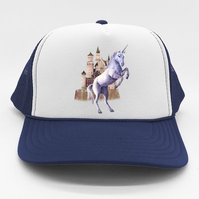 Unicorn Castle Trucker Hat