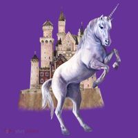 Unicorn Castle Button