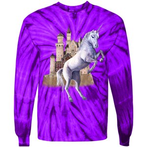 Unicorn Castle Tie-Dye Long Sleeve Shirt