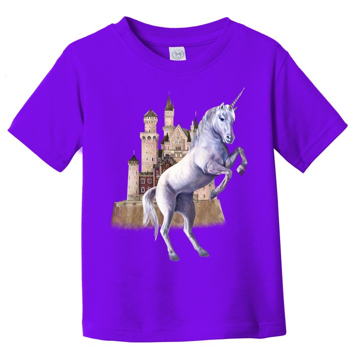 Unicorn Castle Toddler T-Shirt