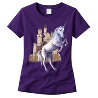 Unicorn Castle Womens T-Shirt