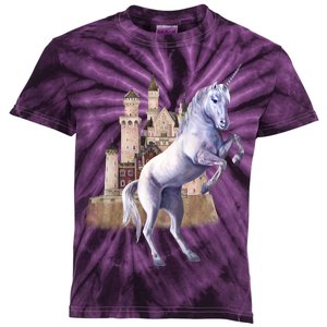 Unicorn Castle Kids Tie-Dye T-Shirt