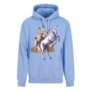 Unicorn Castle Unisex Surf Hoodie