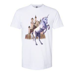 Unicorn Castle Softstyle CVC T-Shirt