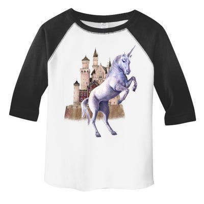 Unicorn Castle Toddler Fine Jersey T-Shirt