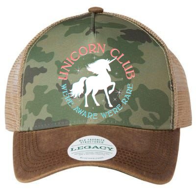 Unicorn Club We're Aware We're Rare Legacy Tie Dye Trucker Hat