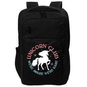 Unicorn Club We're Aware We're Rare Impact Tech Backpack