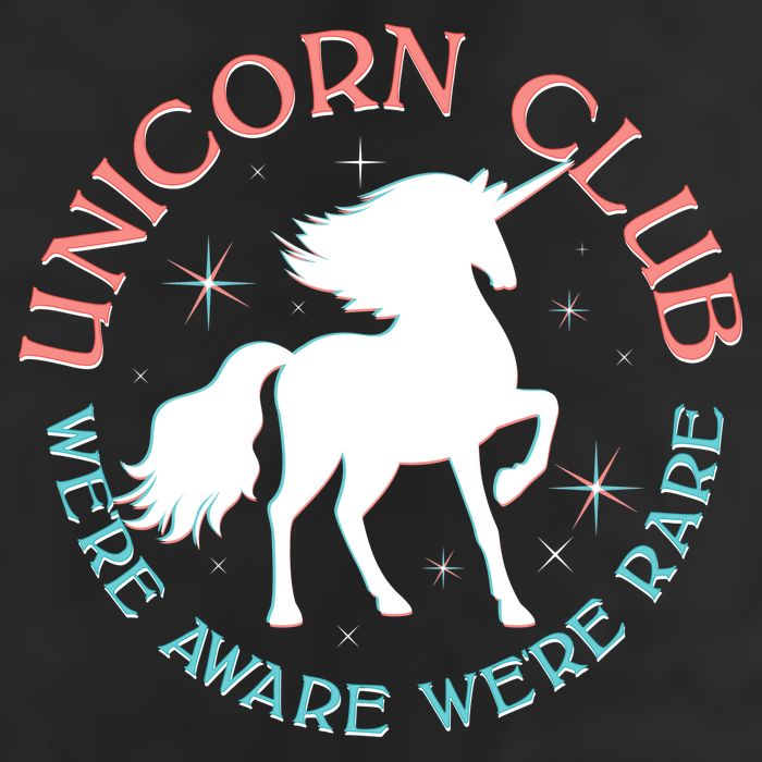 Unicorn Club We're Aware We're Rare Trucker Hat