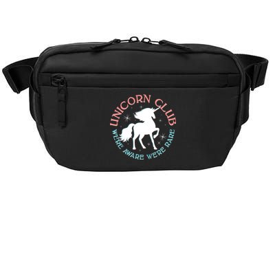 Unicorn Club We're Aware We're Rare Crossbody Pack