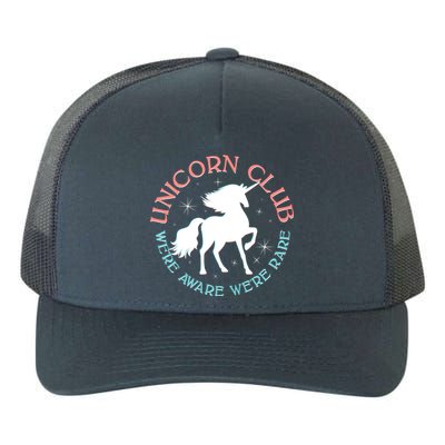 Unicorn Club We're Aware We're Rare Yupoong Adult 5-Panel Trucker Hat