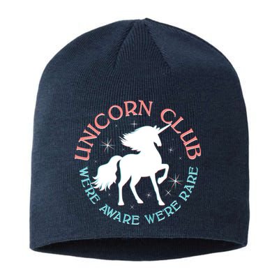 Unicorn Club We're Aware We're Rare Sustainable Beanie