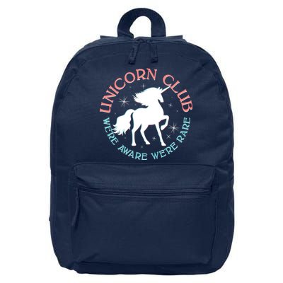 Unicorn Club We're Aware We're Rare 16 in Basic Backpack