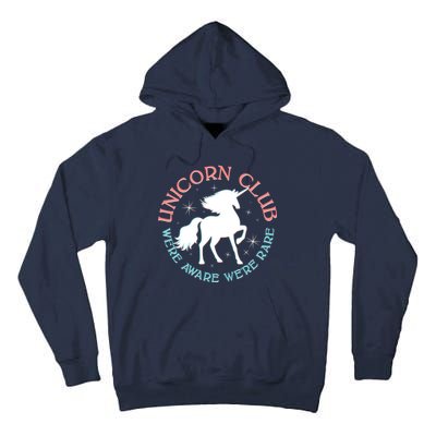 Unicorn Club We're Aware We're Rare Tall Hoodie