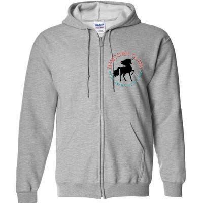 Unicorn Club We're Aware We're Rare Full Zip Hoodie