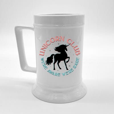 Unicorn Club We're Aware We're Rare Beer Stein