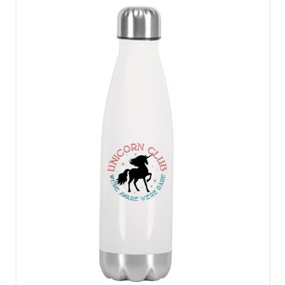 Unicorn Club We're Aware We're Rare Stainless Steel Insulated Water Bottle