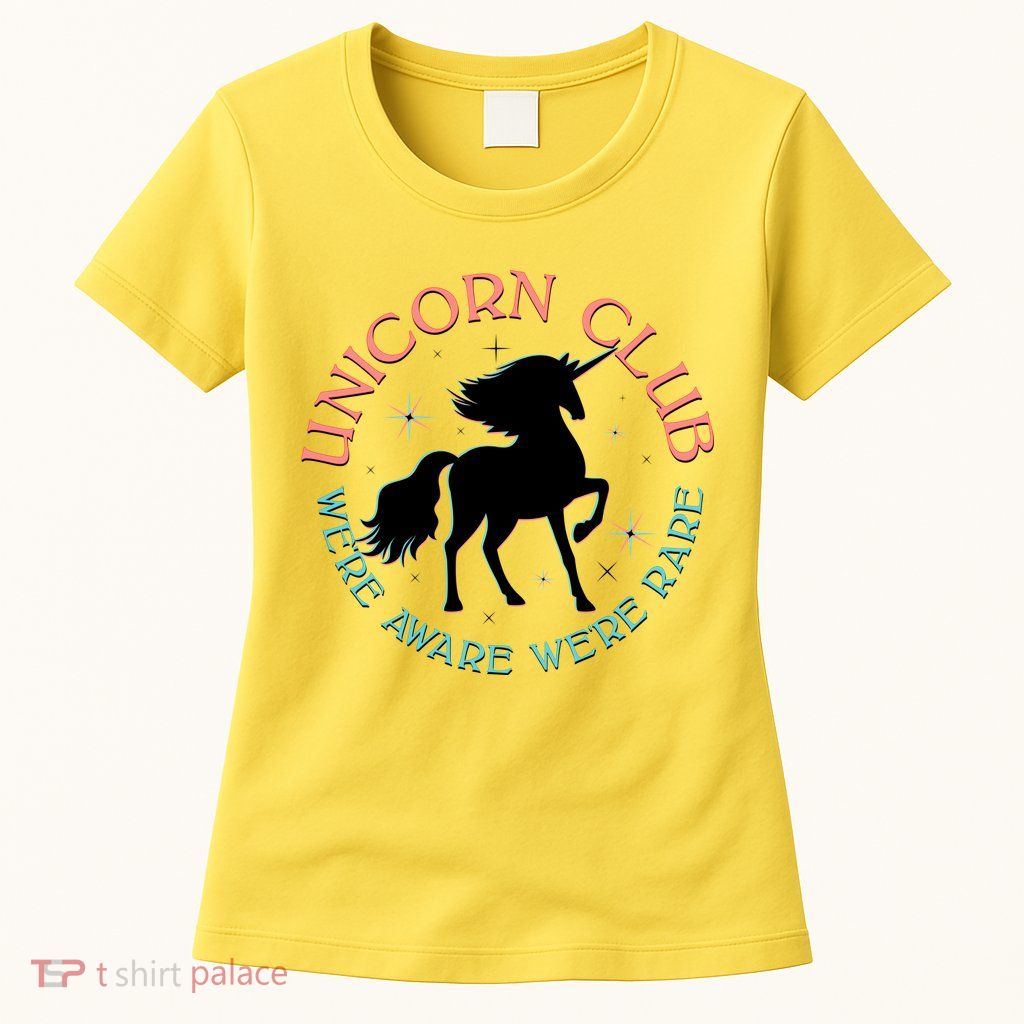 Unicorn Club We're Aware We're Rare Women's T-Shirt
