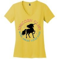 Unicorn Club We're Aware We're Rare Women's V-Neck T-Shirt