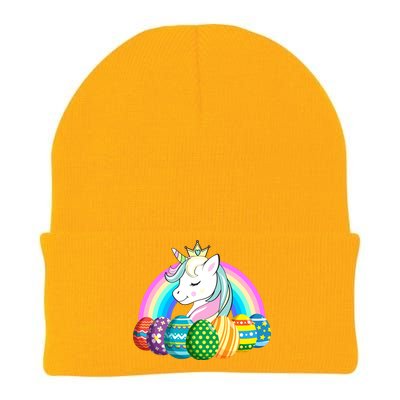 Unicorn Easter Eggs Knit Cap Winter Beanie