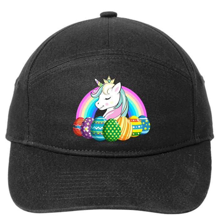 Unicorn Easter Eggs 7-Panel Snapback Hat