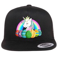 Unicorn Easter Eggs Flatbill Hat