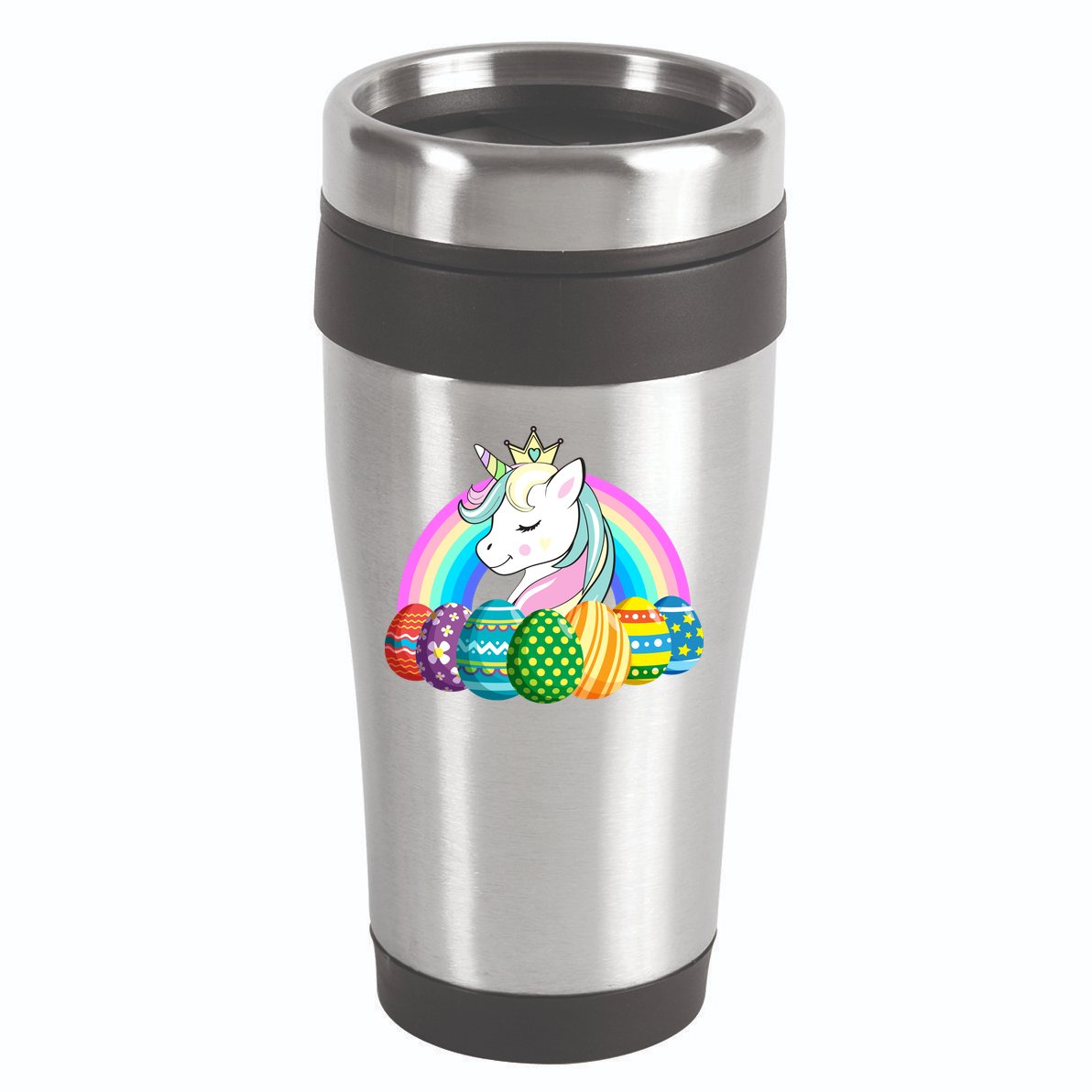 Unicorn Easter Eggs 16oz Travel Tumbler