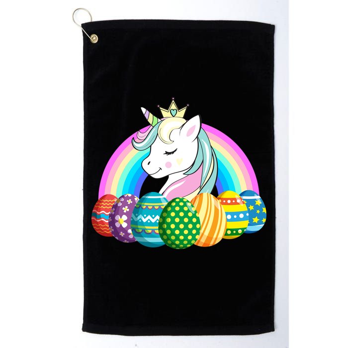 Unicorn Easter Eggs Golf Towel