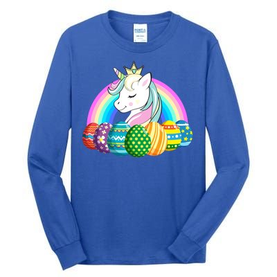 Unicorn Easter Eggs Tall Long Sleeve T-Shirt