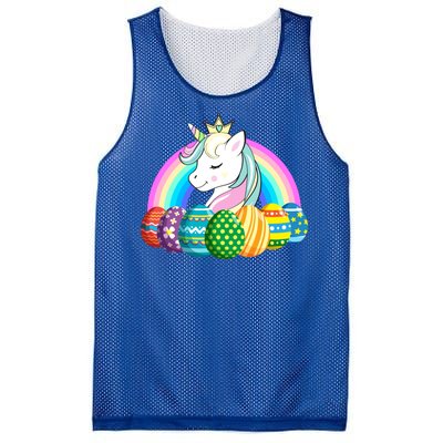 Unicorn Easter Eggs Mesh Reversible Basketball Jersey Tank