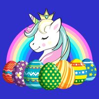 Unicorn Easter Eggs Premium T-Shirt