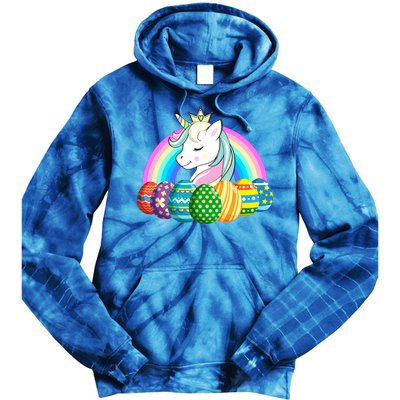 Unicorn Easter Eggs Tie Dye Hoodie