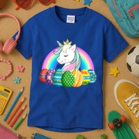 Unicorn Easter Eggs Kids T-Shirt