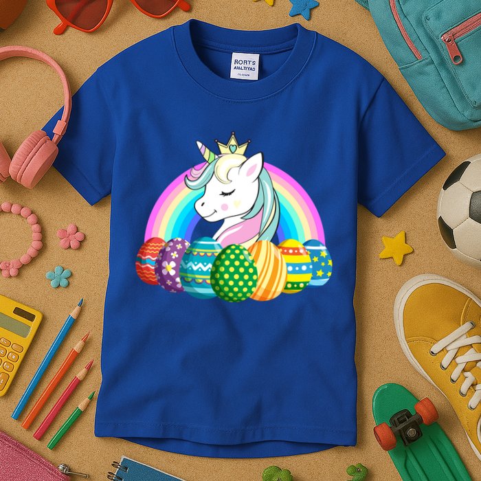 Unicorn Easter Eggs Kids T-Shirt