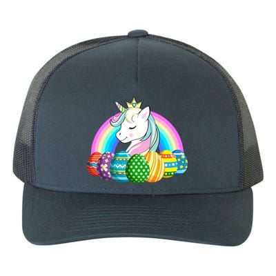 Unicorn Easter Eggs Yupoong Adult 5-Panel Trucker Hat