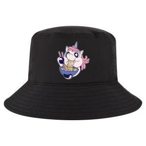 Unicorn Eating Ramen Noodles Cool Comfort Performance Bucket Hat