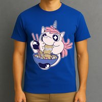 Unicorn Eating Ramen Noodles T-Shirt